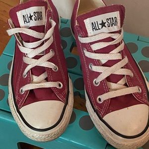 Burgundy Converse